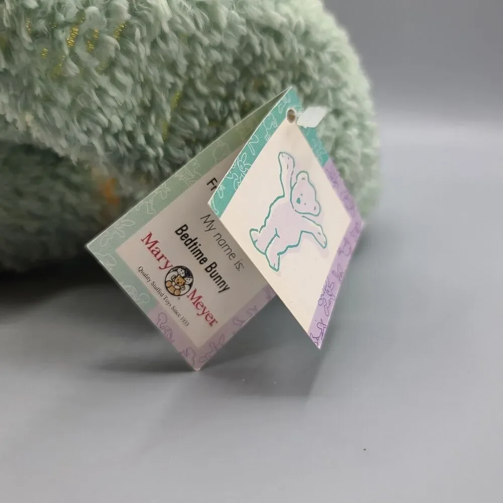 Mary Meyer Bunny Plush Easter Floppy Baby Green Gift Blush Rabbit With Tag